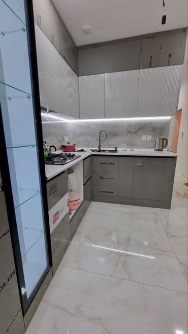 metbext mebeleri: Sifarişlə mətbəx dəsti, Özü çəkən petlələr, Sadə laminat, Kredit yoxdur, Pulsuz çatdırılma — 4