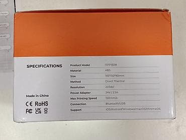 printer rəng: Təzədir. Ağzı bağlı və öz original dəsti ilə birlikdə öz qutusundadır — 5
