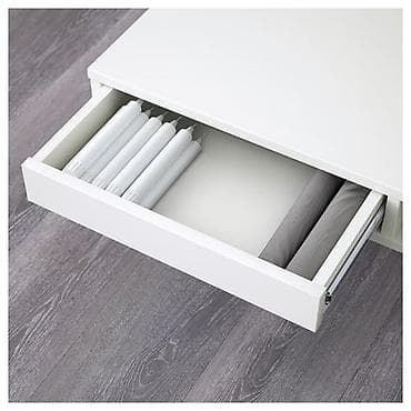 ag masa: Kvadrat masa, Açılmayan, Təkərsiz, Parlaq laminat, Zəmanətsiz — 3