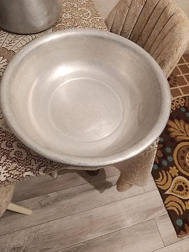 Ev üçün dekor: Alüminium ləyən - Material: qalın divarlı alüminium - Forma: dərin — 2