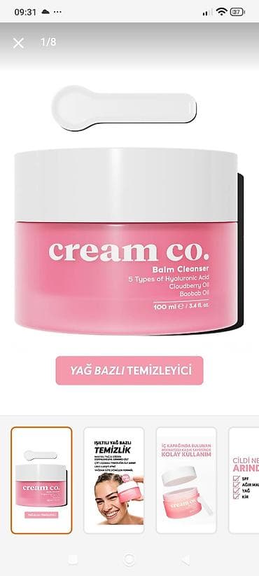 optitech vitamin c: Cream co. Balm Cleanser – yağ bazlı üz təmizləyici. Nələrdən — 1