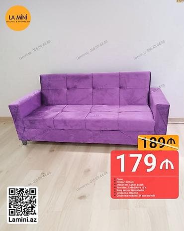 Divan, Açılan, Bazalı, Vеlur parça, Ödənişli çatdırılma