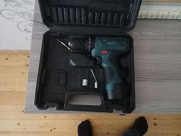 bosch drel: Elektrik alətləri dəsti - Bosch bucaqslı daşlayıcı (UŞM). Etiketdəki — 6