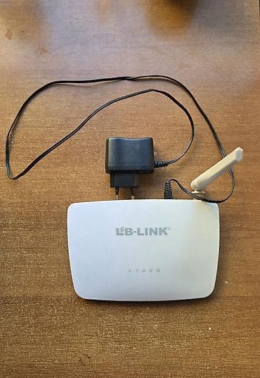 internet antina: LB-Link Wi‑Fi router Xüsusiyyətlər: - Markası/modeli: LB-Link — 1
