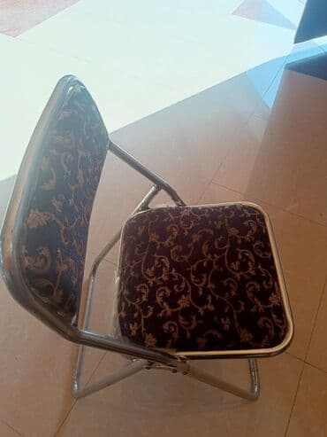 Daraq panellər: Məhsul: Qatlanabilən stul - Karkas: parlaq xrom rəngli metal boru — 2