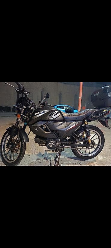 vito disk: CHAMP R1 moped/motosiklet - Rəng: qara, idman üslublu gövdə — 2