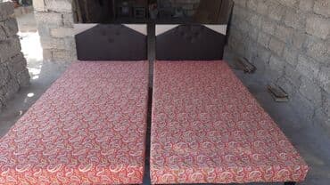 Çarpayı taza Hazırı var Çatdırılma münasib qiymətə 2 nəfərlik taxt — 1