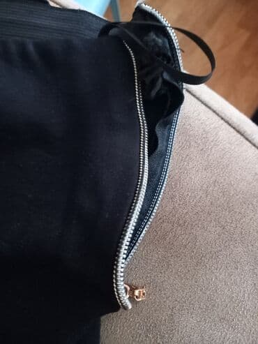 женские летние кардиганы: Брюки, XL, цвет - Черный — 3