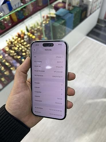 iphone 15 islenmis: IPhone 15, 128 GB, Ağ — 3