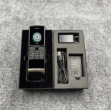 Nokia 8000 4G, rəng - Qara, Düyməli