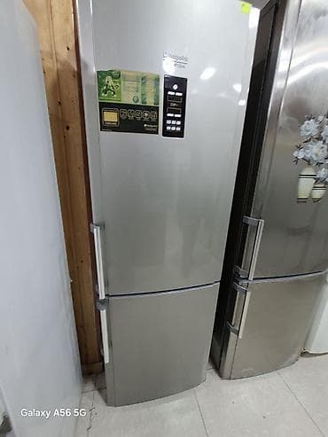 aristonlar: 2 qapılı Hotpoint Ariston Soyuducu Satılır, rəng - Gümüşü — 1