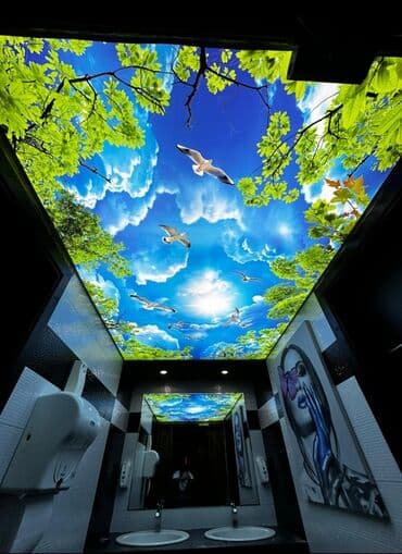 регулировка пластиковых окон: 💎Dartma Tavan💎 ⚪⬜Sadə Ag Tavan 1kvm - 30Azn 💠🔶️Şekilli Dekor Tavan — 1