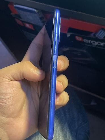 telfon satişi: Redmi 9T, 64 GB, rəng - Göy, Barmaq izi — 5