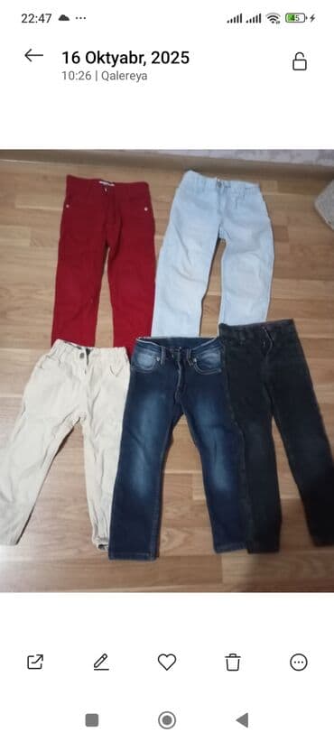 детские вещи испания: Джинсы, Для мальчиков, 3 - 4 года — 1