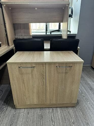 Ofis mebelləri dəsti – açıq palıd rəngində, LMDP (laminant) — 1