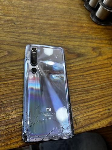 windows 10 pro: Xiaomi Mi 10 5G, 256 GB, rəng - Gümüşü, 
 Qırıq — 3