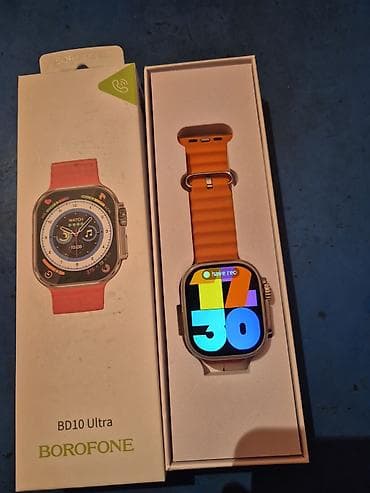 mobil saat: Smart saat, Borofone, Sensor ekran, rəng - Narıncı — 7