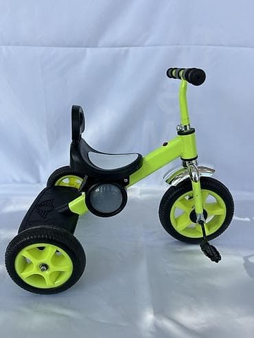 acer elektro scooter: Uşaq üçtəkərli velosipedi - Rənglər: mavi və neon-yaşıl variantları - — 4