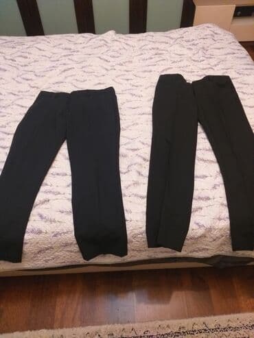 kişi ucun klassik qara kostyum: Klassik Şalvar, Adl, M, rəng - Qara — 2