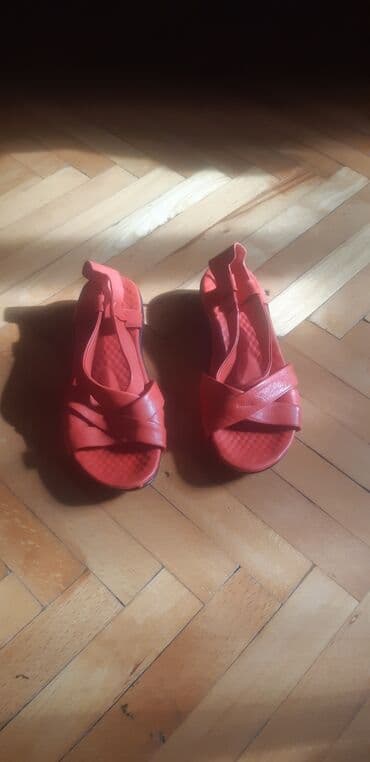 женские пляжные шлепанцы: Размер: 38, цвет - Красный, Новый — 3