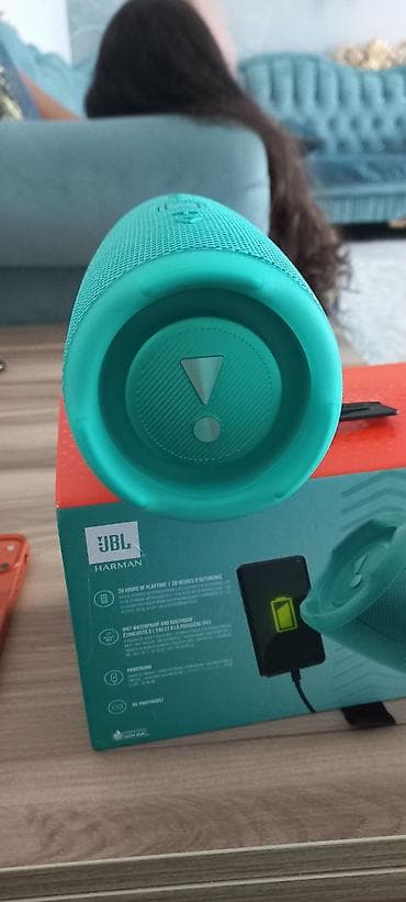 dinamikler: Yeni JBL Kolonka, Növ - Portativ, rəng - Yaşıl — 6