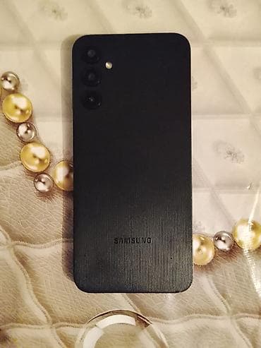 Elektronika: Samsung Galaxy A14, 64 GB, rəng - Qara, İki sim kartlı, Barmaq izi — 8