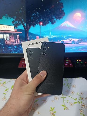 samsung 5222: Samsung Galaxy A34 5G, 128 ГБ, цвет - Черный, Две SIM карты — 2