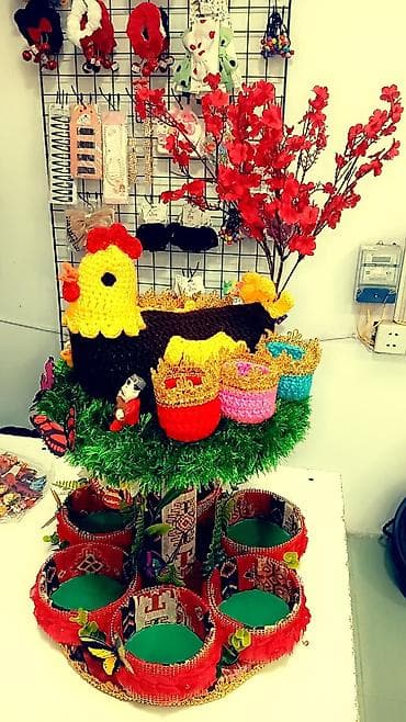 ucuz parça: Novruz üçün əl işləri – bəzəkli xonçalar və dekor kompozisiyaları - — 3