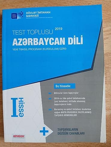 Məhsul: “Test Toplusu 2019 – Azərbaycan dili (Yeni təhsil proqramı –