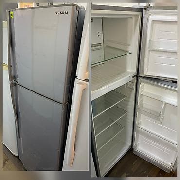 ugur xaladelnik: 2 qapılı Toshiba Soyuducu Satılır, rəng - Boz — 1