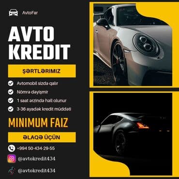 Avtomobil Girovu. Avto Kredit Xidməti Hər növ və istənilən qiymətə