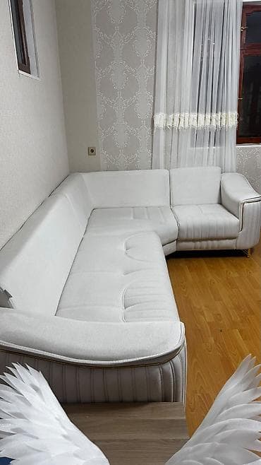 ucuz divanar: Künc divan, İşlənmiş, Açılan, Bazalı, Parça, Çatdırılma yoxdur — 4