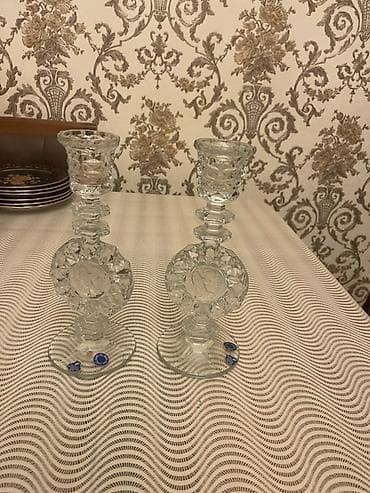 Столовые приборы: Xurstal. meyve qabi 70 azm guldan 40 azm bakal 50 azm rumka 40 — 3