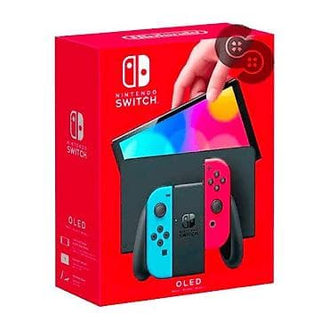 Nintendo Switch: Nintendo Switch OLED (Neon Blue/Neon Red) - 7.0 düymlük canlı OLED — 2