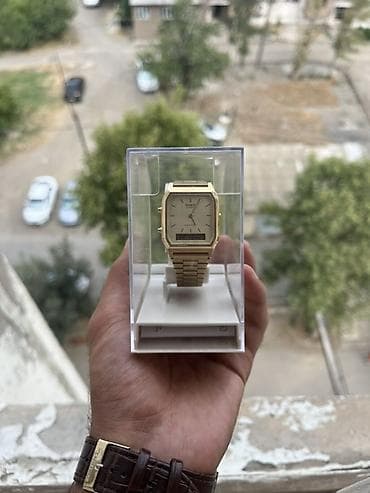 İşlənmiş, Qol saatı, Casio, rəng - Qızılı