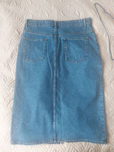 çiçəkli ətəklər: Midi Ətək, Zara, Cins, XL — 2