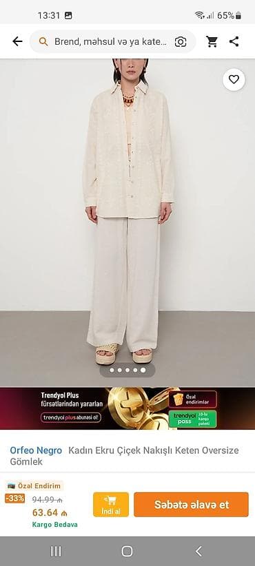 Женская одежда: Salam metrolara çatdırılma var. Trendyoldan alınıb yenidir istifade — 5