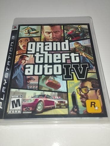 PS5 (Sony PlayStation 5): PS3 Original GTA IV + Liberty City Poster Original PS3 GTA IV diski — 1