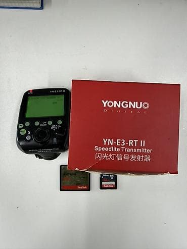 s5 zoom: YONGNUO YN-E3-RT II Speedlite Transmitter + yaddaş kartları dəsti — 3