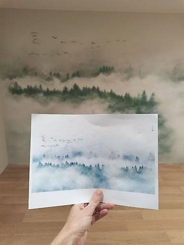 Divar rəsimlərinin çəkilməsi🎨 Qiymət rəsmə və onun ölçüsünə uyğun