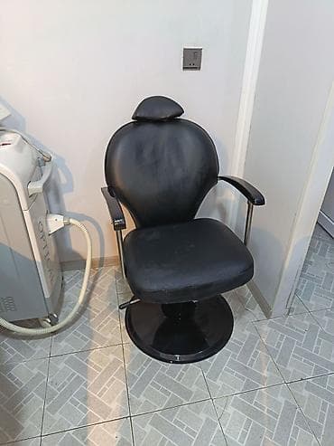 Bərbər kreslosu salon kreslosu ela vezyetdedi - Rəng: qara -