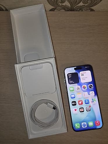 Video oyunlar və konsollar: IPhone 15 Pro Max, 256 GB, White Titanium, Simsiz şarj, Face ID, Sənədlərlə — 1