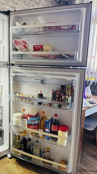 a21s plata: 2 qapılı Bosch Soyuducu Satılır, rəng - Gümüşü, Təkərli — 4