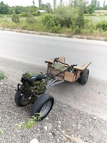 teker barter: Qoşqulu motoblok / kiçik kənd təsərrüfatı nəqliyyatı. Güclü benzin — 4