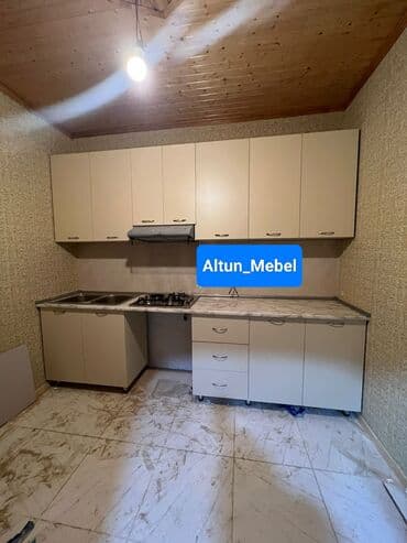 sumqayitda islenmis metbex mebeli: Sifarişlə mətbəx dəsti, Özü çəkən petlələr, Mat laminat, Kredit yoxdur, Pulsuz çatdırılma, Rayonlara çatdırılma — 1