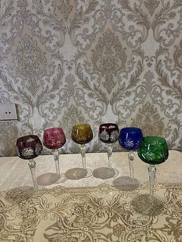 acar naboru: Qədəhlər, Xrustal, 6 ədədli dəst — 1