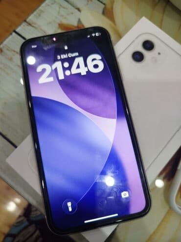 en ucuz iphone 11 pro: IPhone 11, 64 GB, Ağ, Face ID — 2