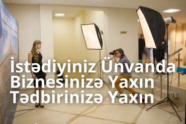 Təhlükəsizlik sistemləri: Foto çəkiliş, Video çəkiliş | Studiya, Yerinə gəlməklə | Tədbirlərin çəkilişi, Love story, Slide Show — 2