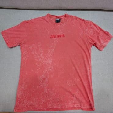 idman kişi şortları: Futbolka, Nike, L, rəng - Qırmızı — 2