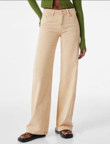 Рубашки: Мужские джинсы, Bershka, M — 6